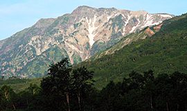 8月の山　白馬岳（長野県・富山県）